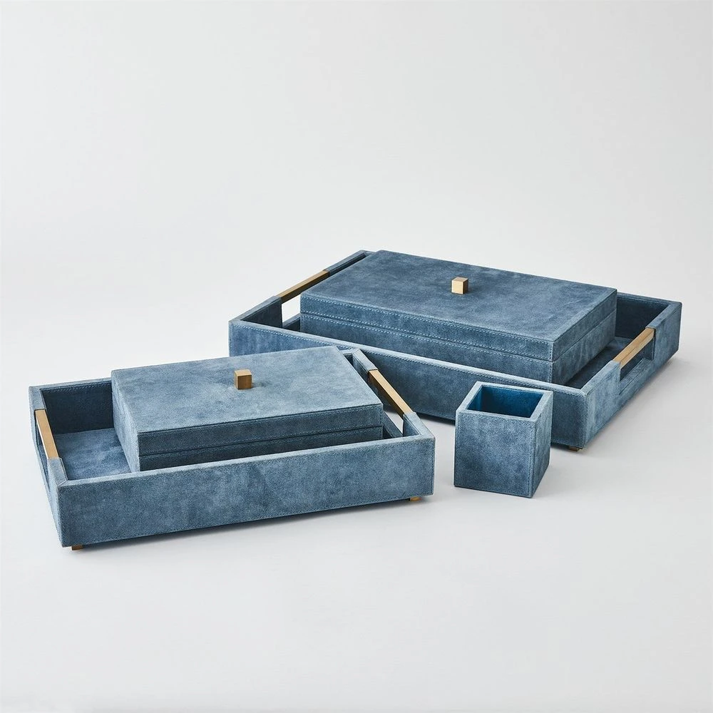 Posh Tray-Dusty Blue Suede-Sm 18 Posh Tray-Dusty Blue Suede-Sm - Image 16