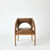 Arches Dining Chair-Nutmeg/Champagne