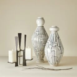 Triune Candleholder-Bronze -France and Son Store 90791 7902740c f8e5 40e5 a986 635b8e58e063