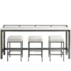 Meringue Essence Console Table With Stools -France and Son Store 915X803 SILO