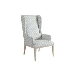 Seacliff Upholstered Host Wing Chair - Sailcloth