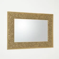 Golden Stone Mirror-Sm 8 Golden Stone Mirror-Sm -France and Son Store 92247 bcb47ac2 834f 44fb 9bcd d59fd3d86d98