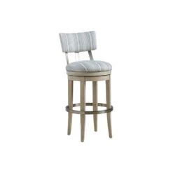 Cliffside Swivel Upholstered Bar Stool - Dune