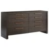Skylark Double Dresser - Mocha 1 Skylark Double Dresser - Mocha -France and Son Store 930 222 Silo