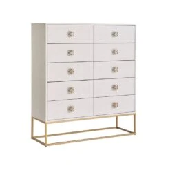 Love. Joy. Bliss. - Miranda Kerr Home Collection-Peony Drawer Chest -France and Son Store 956A150 SILO ANGLE