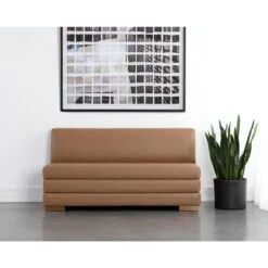 Radcliff Banquette - Milliken Cognac -France and Son Store 99bda39f 219e 4e8e ab29 5870770bc180 large 26567a11 1d97 4454 b993 2a07adb2815a