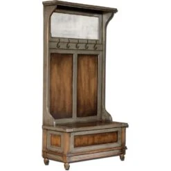 Riyo Distressed Hall Tree