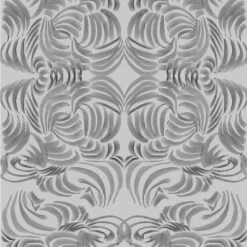 Flora Wallpaper 19 Flora Wallpaper -France and Son Store ABRA SilverFlora