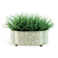 Ghost Blossom Oval Planter 7 Ghost Blossom Oval Planter -France and Son Store ACBS 414 01 2b