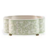 Ghost Blossom Oval Planter -France and Son Store ACBS 414 01b