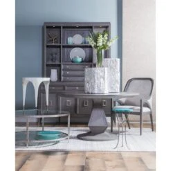 Appellation Round Dining Table - Gray -France and Son Store AD APPELLATIONMIX 2020 1 PORTRAIT c32245ce 7ec5 4168 90f1 1578c2b41387
