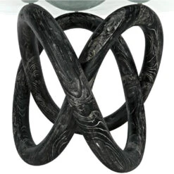 Noir Zaza Dining Table, Cinder Black -France and Son Store AF 54CB 4 scaled 1