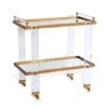 Tuscany Brass Bar Cart -France and Son Store AFDS 407 01b