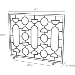 Bentley Firescreen - Gray -France and Son Store AFI04.l1 def3c628 af19 43e2 9187 6b212e30b807