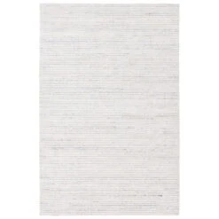 Blaise Handmade Indoor/Solid Cream/Blue Area Rug (8'X10')