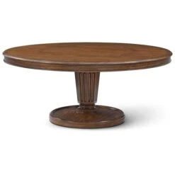 Haddon Round Dining Table With Lazy Suzan