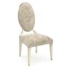 Elara Side Chair - Brown,Silver -France and Son Store AMF 1252V226 5009 AS