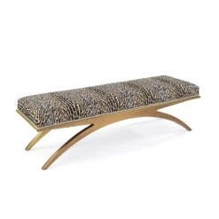 Arcana Bench - Beige, Brown, White