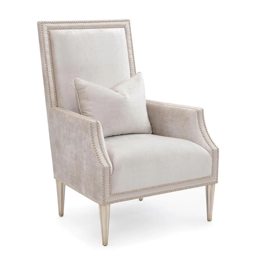 Palm Springs Armchair- 2164 - Grey,Off White,Silver 3 Palm Springs Armchair- 2164 - Grey,Off White,Silver