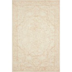 Magnolia Home By Joanna Gaines X Loloi Annie White / Pink 2'-6" X 9'-9" Runner Rug