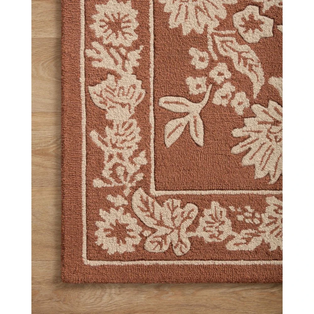 Rifle Paper Co. X Loloi Arboretum Amber 5'-0" X 7'-6" Area Rug 5 Rifle Paper Co. X Loloi Arboretum Amber 5'-0" X 7'-6" Area Rug - Image 3