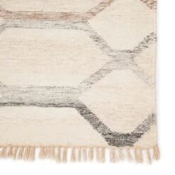 Equil Handmade Trellis Ivory/ Light Gray Area Rug (5'X8') -France and Son Store AT17 3 d4e8da0f bbcc 45b9 bc4e 025ec3acc419