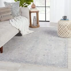 Aalto Floral Light Gray/ Beige Runner Rug (3'X10') -France and Son Store BLA02 4 3b178687 9496 4983 8fa4 bd66149f1642