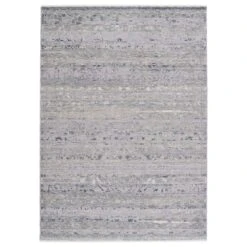 Galen Oriental Blue/ Gray Runner Rug (3'X10')