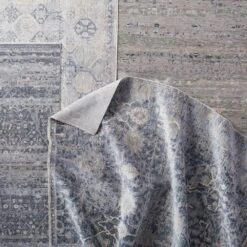 Changsang Medallion Blue/ Gray Area Rug (10'X14') -France and Son Store BLA08 5 ea3de598 4bc2 4a62 8ce5 f0d1219c9eae