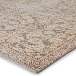 Lyric Trellis Gold/ Green Area Rug (8'10"X11'9") -France and Son Store BOH13 1