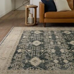 Cordelia Medallion Navy/ Cream Area Rug (8'10"X11'9") -France and Son Store BOH24 7 0d4b282d ffbd 4e53 80de 1cbc7a8047c7