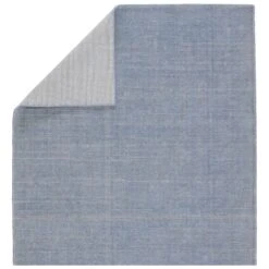 Arden Solid Light Blue/ Cream Area Rug (6'X9') -France and Son Store BRV05 2 173a86c4 3447 4e03 92db 2eb46b7fa9ae