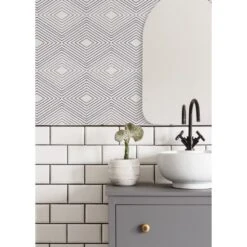 Huron Wallpaper -France and Son Store BathroomSink Huron QuartzWhite ec6480f0 4473 4ab0 8aa5 7279f5811498