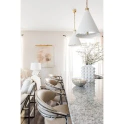 Plaster No.1 1 Light Medium Pendant -France and Son Store Bertram L1041 WH Plaster No 741728a9 d816 40bd a08b 50644246a339