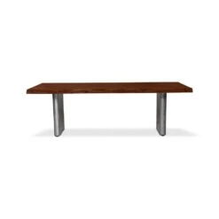 Dining Table - Cast Slab Base - 40" X 92"