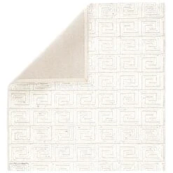 Zenric Handmade Geometric White/ Gray Area Rug (8'X11') -France and Son Store CAP03 2 415dd159 4569 4096 9398 b3915d1c8d1d