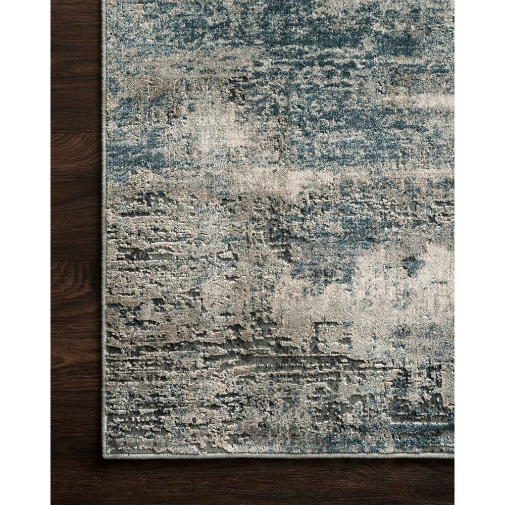 Loloi Cascade Ocean / Grey 7'-10" X 10'-10" Area Rug 6 Loloi Cascade Ocean / Grey 7'-10" X 10'-10" Area Rug - Image 4