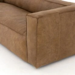 Finsbury Reverse Stitch Sofa - Natural Washed Sand -France and Son Store CCAR 010W 307 DET 3