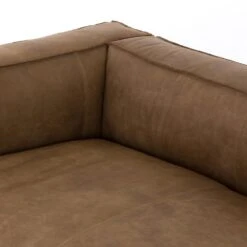 Finsbury Reverse Stitch Sofa - Natural Washed Sand -France and Son Store CCAR 010W 307 DET 5