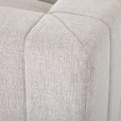 Log Channeled 6-Piece Sectional - Napa Sandstone - Left Chaise -France and Son Store CGRY 001 320 S8 DET 7