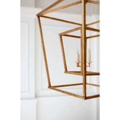 Daylin Double Cage Lantern -France and Son Store CHC2179GI D