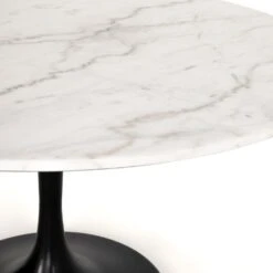 Hart Dining Table - White Marble - 55" -France and Son Store CIMP 193B DET 4 4560c63b 5126 4d6c 8d9b 5f4e2c3bec6f