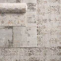 Maris Trellis Cream/ Gray Area Rug (11'10"X14') -France and Son Store CIQ46 5 c6e31526 fe08 4070 b9e9 614edf4fd673