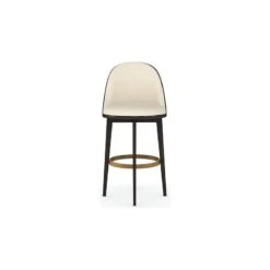 Encore Bar Stool - Brown, Gold, Beige