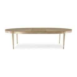 Cadence Oval Extension Dining Table 16 Cadence Oval Extension Dining Table -France and Son Store CLA 417 205 Front 1Leaf HR