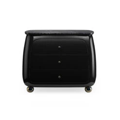 Gemstone Nightstand - Black