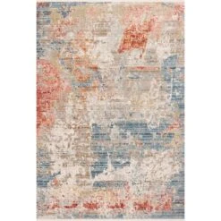 Loloi Claire Grey / Multi 2'-7" X 9'-6" Runner Rug
