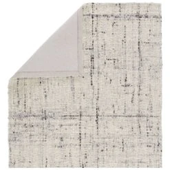 Delta Handmade Solid Ivory/ Gray Area Rug (5'X8') -France and Son Store CMB03 2 50a29332 1fb6 4939 b1c0 83fa7bcd750b