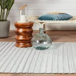 Tobias Solid Light Gray/ Cream Area Rug (4'X6') -France and Son Store CSL01 6 34a34718 d51d 488d 93fc a0b54a41e15d