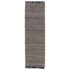 Tobias Solid Black/ Rust Area Rug (8'X10')